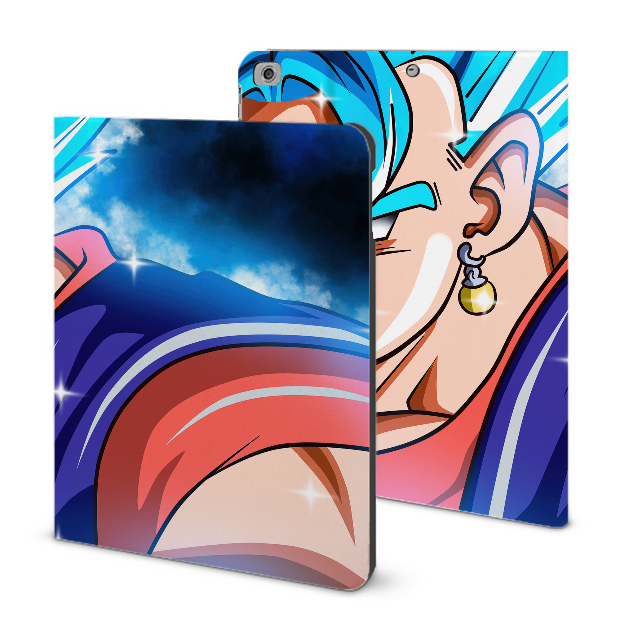 （画像用） ドラゴンボール DRAGON BALL IPad ケース ブック型 PUレザー TPU 耐衝撃 軽量 薄型 ペン収納なし 全面保護 IPad 各モデル対応